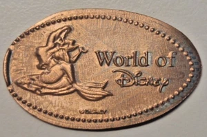 RETIRED Walt Disney Ariel Sitting Rocks Elongated Zinc Cent Disney Springs-CRC - Picture 1 of 2