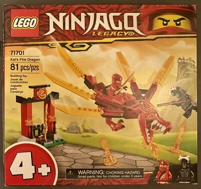 乐高忍者 KAI'S Fire Dragon 71701 Lord Garmadon 剑庙密封套装全新 — 第 1/2 张图片