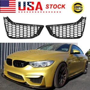 FRONT BUMPER LOWER GRILL COVER FOR BMW M3 M4 F80 F82 F83 51118054301 51118054302 - Picture 1 of 13