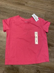 Girls' Short Sleeve Relaxed Fit Pocket T-Shirt - Cat & Jack M (8) - Picture 1 of 1
