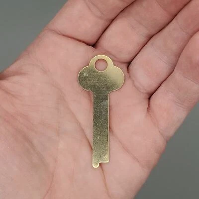 5x Ilco 1095A Safe Deposit Box Key Blanks Mosler 0.040"T x .300"W Nickel Silver