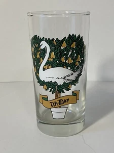 Vintage 12 Days of Christmas Glass 7th Day Seven Swans Swimming Replacement - Picture 1 of 2