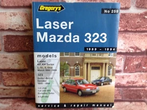 GREGORY'S CAR MANUAL WORKSHOP FIX IT BOOK - NO 259 - LASER MAZDA 323 1989 - 1994 - Imagen 1 de 3