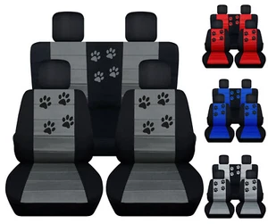 Se adapta a Jeep Renegade 2015-2018 cubreasientos delanteros y traseros estampados en las patas - Imagen 1 de 28