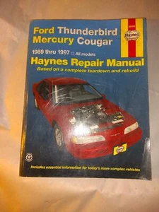 Repair Manual Haynes #36086 Ford Thunderbird / Mercury Cougar 1989 thru 1997 - Bild 1 von 1