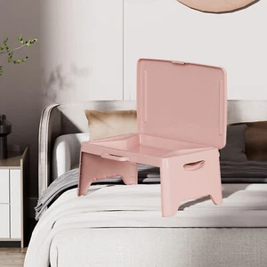 Durable Foldable Desk Bed Study Table Portable Lap for Students Travelers Heavy - Afbeelding 1 van 15