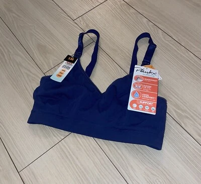 Playtex 4956 Maternity Nursing Seamless Wire Free Bra Womens S Small Blue New - Image 1 of 4