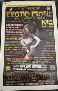 Póster/folleto vintage para bola erótica de Halloween de 15x25 pulgadas de Keith Richards - Imagen 1 de 9