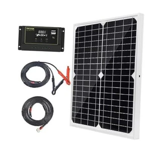 Solar Panel Kit 20W 12V us20w(read the size chart in our image) - Picture 1 of 8