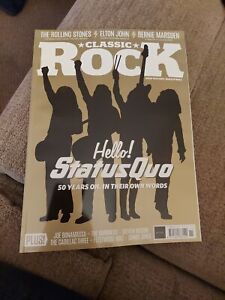 Classic Rock Magazine No 320 Nov 2023 Status Quo, Elton John, Rolling Stones 