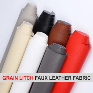PVC Leather Sofa Refinished Car Seat Chair Renovation Leatherette Vinyl Anti-rub - Picture 1 of 41