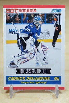2010-11 Score Update Hot Rookies #644 Cedrick Desjardins - Tampa Bay Lightning - Image 1 of 2