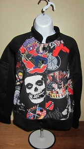 L Damen E.M.A.X. Druckknopf Jacke Miss Missfits Accessoires Horror Show Betty - Bild 1 von 12