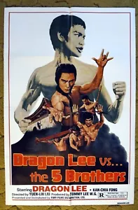 DRAGON LEE vs... i 5 FRATELLI 1978 Wu da di - Dragon Lee, Kan-Chia Fong - Foto 1 di 1