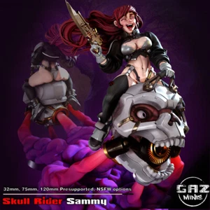 Garage Kit Skull Rider Sammy by Gaz Minis - Picture 1 of 5