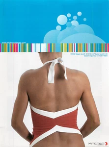 Magazine Print Ad KITCHEN ORANGE 2002 Fashion Clothing Halter Top Woman - Picture 1 of 1
