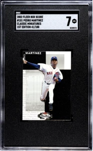 2002 Fleer Box Score Pedro Martinez #101 SGC 7 - Picture 1 of 2