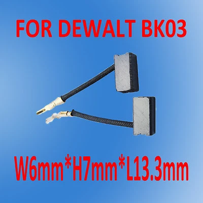 Carbon Brushes For Black Decker Grinder  Sander 24863 Type 1 Palm - Image 1 of 2