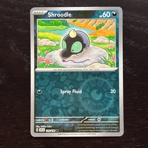 Shroodle 120/191 Pokemon Surging Sparks Scarlet & Violet Reverse Holo Common NM - Picture 1 of 2