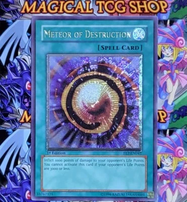 Yugioh Meteor of Destruction FET-EN041 1st Edition Ultimate Rare Konami 2005 NM - Image 1 of 4