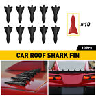 Universal Car Fin Shark Roof Decorative Sticker Fiber Carbon Decors Accessories