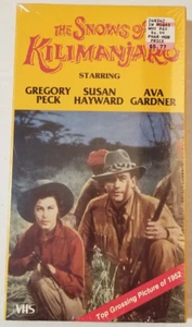 📼 VINTAGE 📼 The Snows of Kilimanjaro 📼 (VHS, 1985) 📼 VERY RARE 📼 SEALED 📼 - Bild 1 von 2