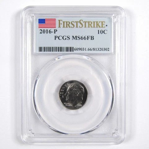 2016 P Roosevelt 10c MS 66 FB PCGS Clad Unc First Strike SKU:CPC3240 Cover