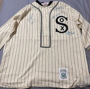 Tim Raines Worn Mitchell & Ness 1917 White Sox Jersey Field of Dreams Signed - Picture 1 of 11