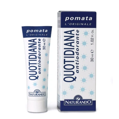 Naturando Quotidiana Pomata 30 ml – Antiodorante Naturale con Betulla e Mentolo