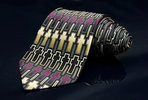 Divinity Boutique Men's 100% Silk Tie - Divinity Series Black - Picture 1 of 6