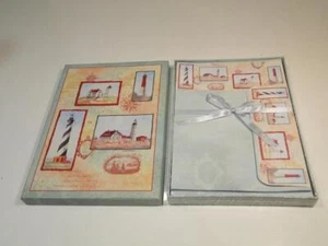 Cape Shore Lighthouse Writing Paper 2002 Lynnea Washburn NEW in Box - Picture 1 of 4