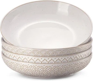 9.75” Pasta Bowl, Large 45 oz Salad Bowl, Ceramic Serving Bowl for Dinner - Picture 1 of 8