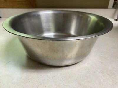 Bloomfield Industries Inc. Cuenco de acero inoxidable, 12 1/4” X 4 1/4” # 4026 Foto 1 de 4