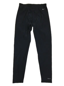 NIKE Dri Fit Kids Girls sz XL 16-18 Black Pull On Drawstring Ankle Crop Pant - Picture 1 of 10