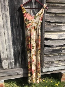Vintage Floral Summer Dress. Size M - Picture 1 of 6