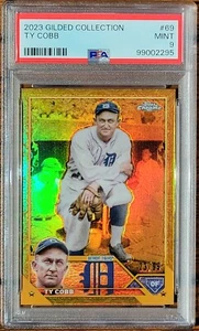 2023 Topps Gilded Collection  TY COBB  #69   PSA 9   23/99   DETROIT TIGERS - Picture 1 of 3