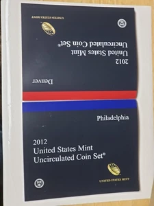 2012 P & D U.S. Mint Uncirculated Sets in OGP - Picture 1 of 5