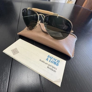 Vtg Americana 90s Y2K  Ray-Ban Aviator Sunglasses outdoorsmen retro streetwear - Picture 1 of 5