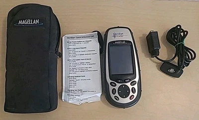Magellan GPS Meridian Color Handheld Unit Outdoor Hiking Receiver - TESTED - Image 1 of 4