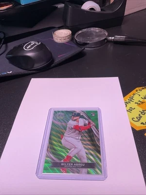 Wilder Abreu Boston Red Sox RC 58/99 23 Topps Chrome Black 2024 - Image 1 of 4