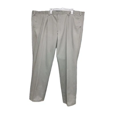 Dockers Men Big&Tall GreenPleated ClassicFit Easy Khaki Pant 52x32  - Image 1 of 4