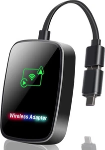 Bezprzewodowy adapter Carplay do iPhone'a, adapterów automatycznych 2 w 1 CarPlay i Androida. - Zdjęcie 1 z 7