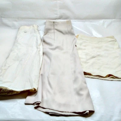 SIN TARIFA Chanel Damas Faldas 3 Piezas Conjunto Algodón Seda 4152763 Foto 1 de 4