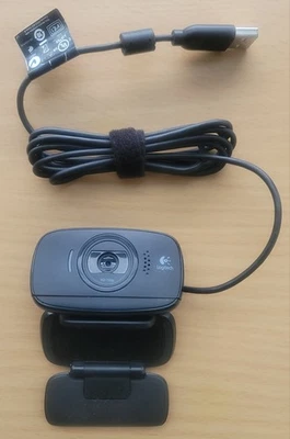 GENUINE Logitech HD Webcam C510 V-U0016 P/N 860-000261 720p USB Camera TESTED - Image 1 of 4
