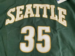 Camisa Seattle Super Sonics Kevin Durant Retro Adidas Verde Oscuro Nuevas Etiquetas 2XL - Imagen 1 de 6
