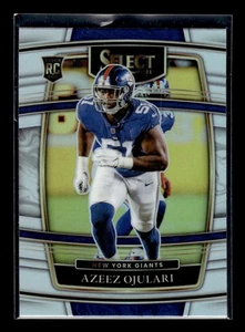 2021 Panini Select #91 Azeez Ojulari Rookie Silver Prizm New York Giants - Picture 1 of 2