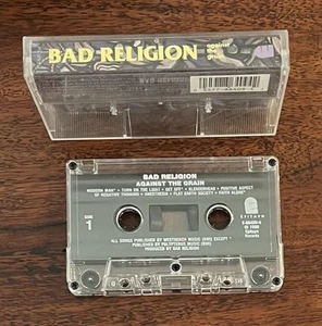 Bad Religion Against the Grain 1990 Cassette Epitaph Records - Picture 1 of 6