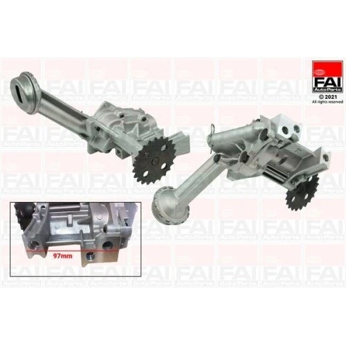 1x Pompe à huile FAI AutoParts OP273 convient pour NISSAN RENAULT - Photo 1/1