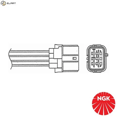 LAMBDA SENSOR 0025 FOR HONDA CIVIC/Hatchback/Fastback/MK BALLADE D15Z3 1.5L 4cyl - Image 1 of 4