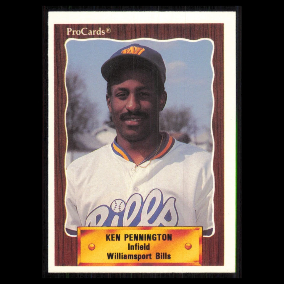 Ken Pennington #1065 1990 ProCards Williamsport Bills Baseball Card MLB NM - Image 1 of 3